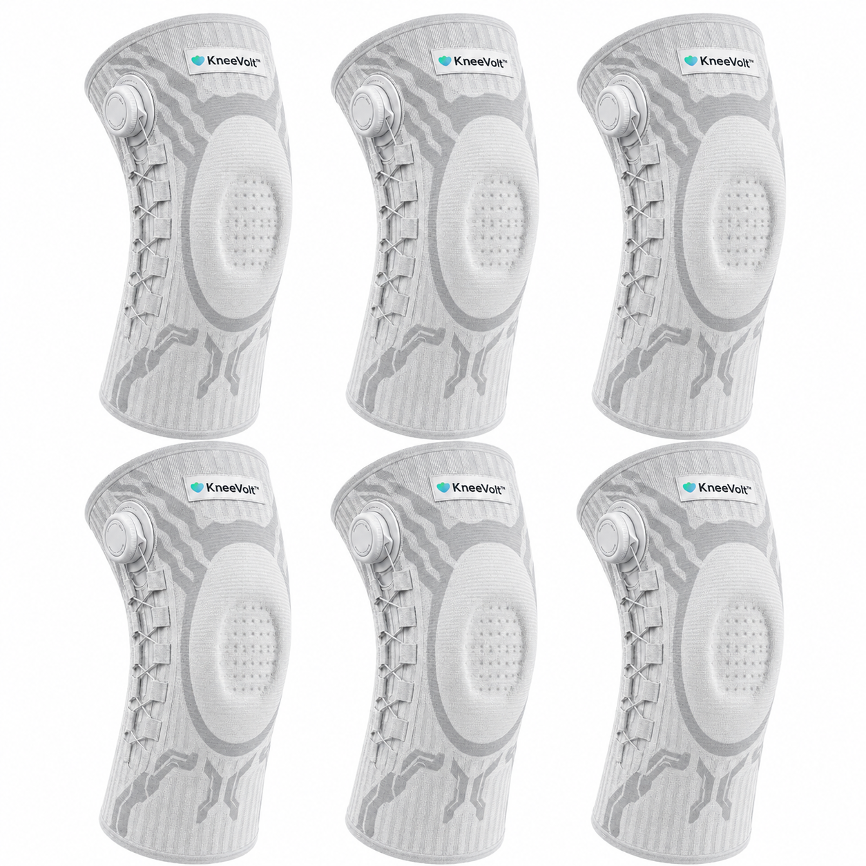KneeVolt™ Genouillère de Stabilisation 4-en-1 | Soulage votre genou et retrouvez une stabilité immédiate à chaque pas !