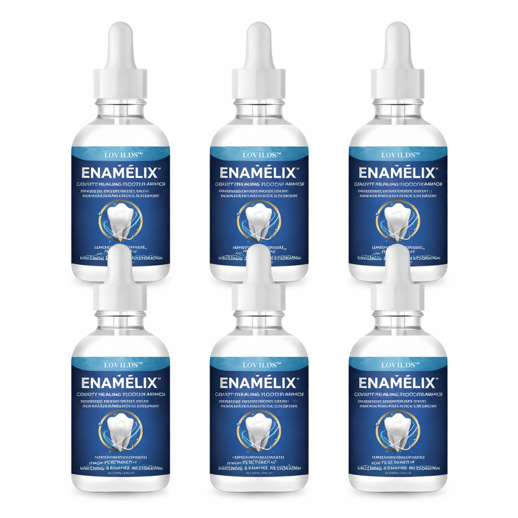 Enamélix™ Gouttes Réparatrices d’Émail à la Nano-Hydroxyapatite | Reconstruisez votre émail et retrouvez des dents parfaites en quelques jours !