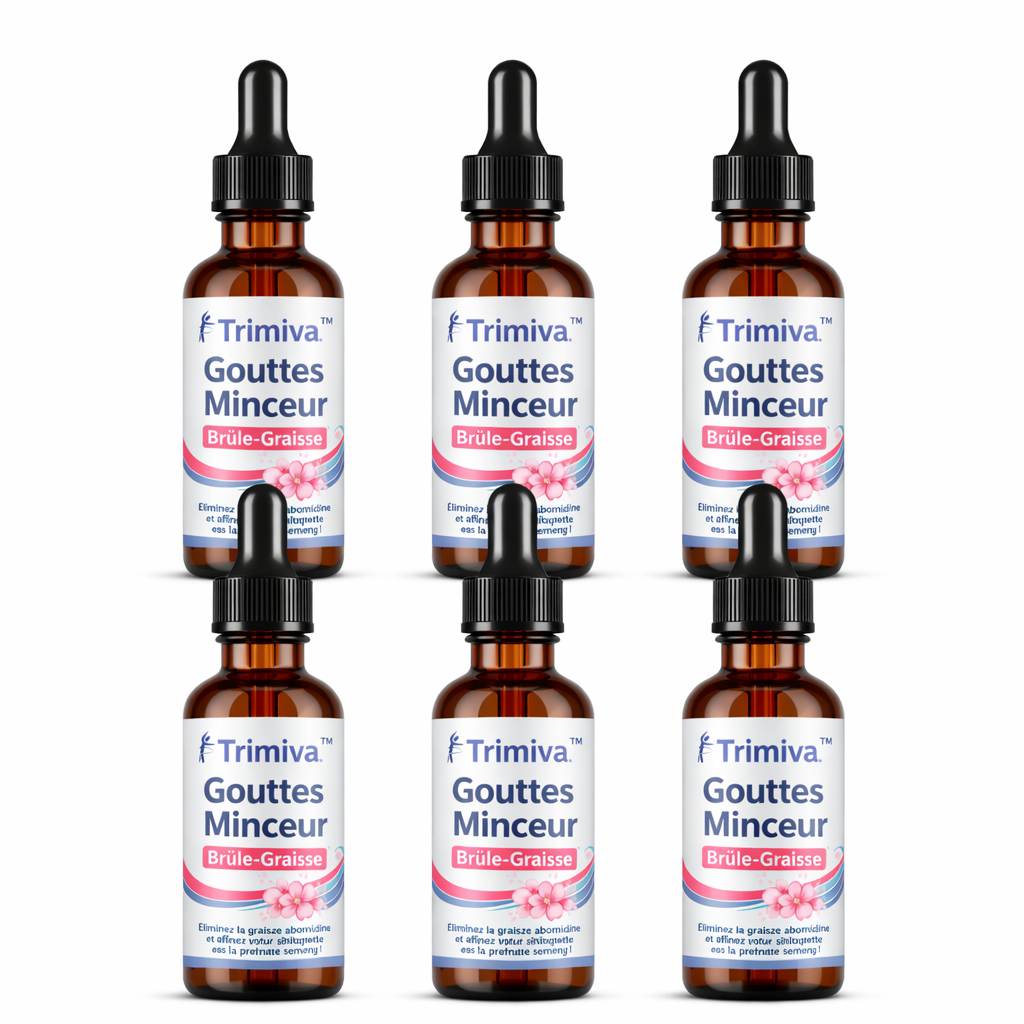 Trimiva™ Gouttes Minceur Brûle-Graisse | Éliminez la graisse abdominale et affinez votre silhouette dès la première semaine !
