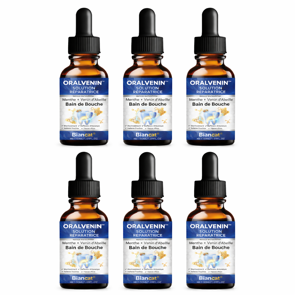 OralVenin™ Solution Réparatrice Buccale au Venin d’Abeille | Stoppez les saignements et raffermissez vos gencives en 7 jours !
