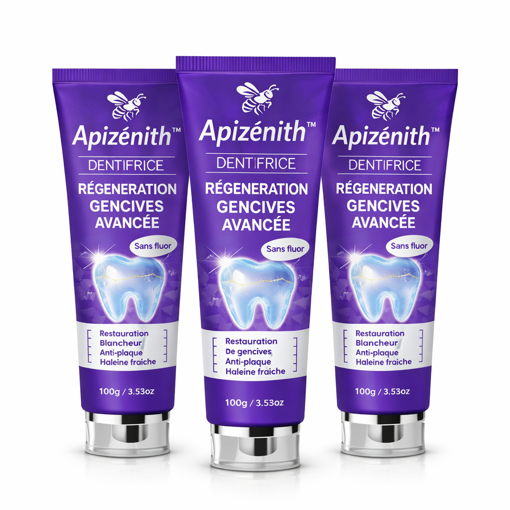 Apizénith™ Dentifrice Régénération Gencives au Venin d’Abeille | Stoppez les saignements et renforcez vos gencives en quelques jours !