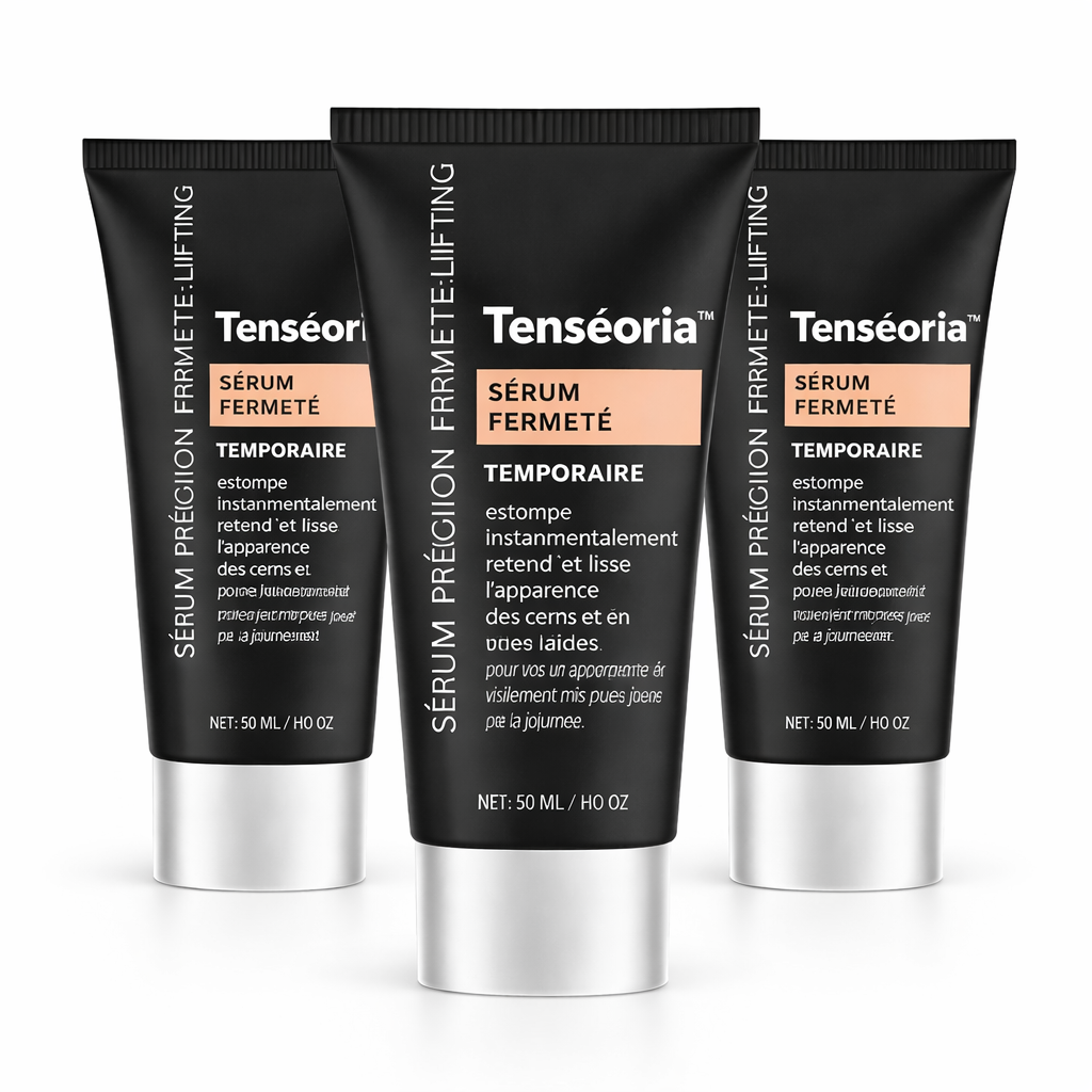 Tenséoria™ Sérum Lift Instantané Haute Précision | Retendez votre peau et effacez les rides en 7 minutes !