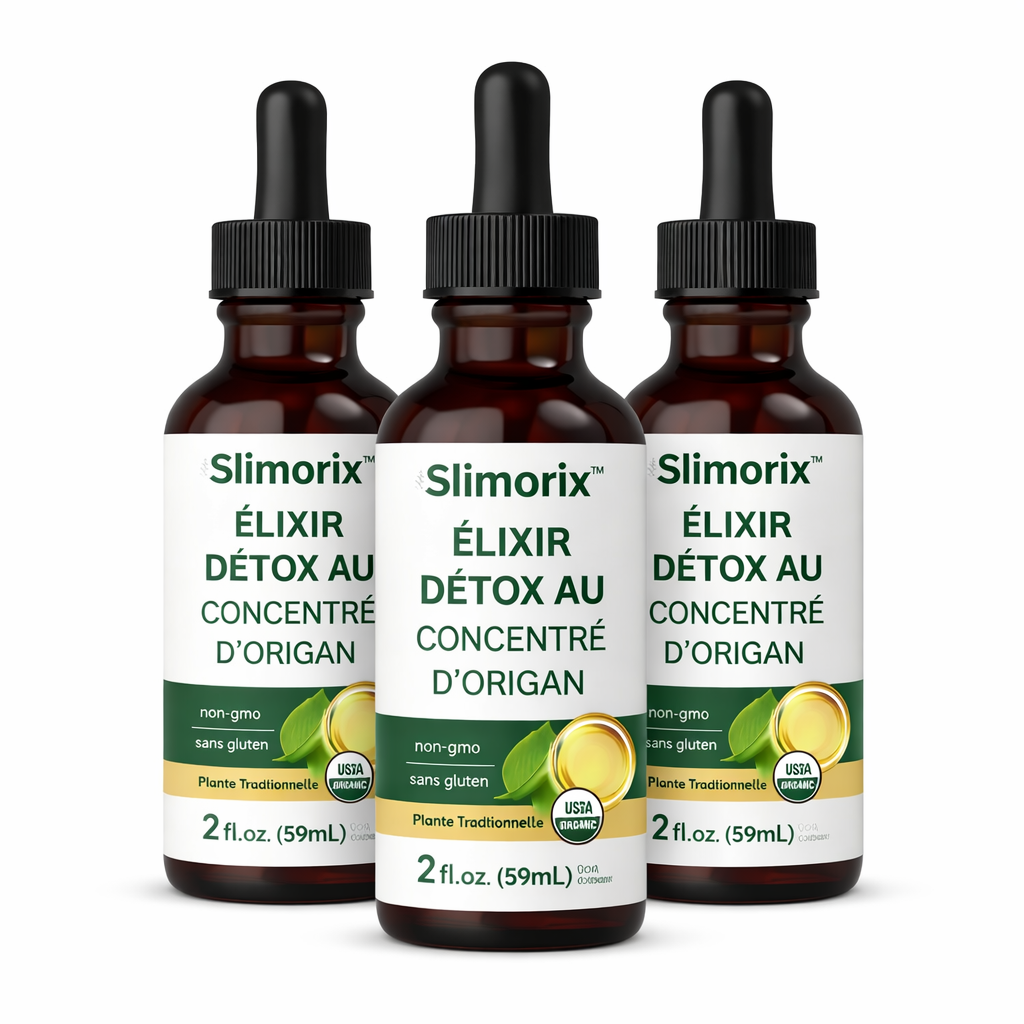 Slimorix™ Élixir Détox au Concentré d’Origan | Éliminez 3 kg de toxines en 48h et retrouvez un ventre plat !
