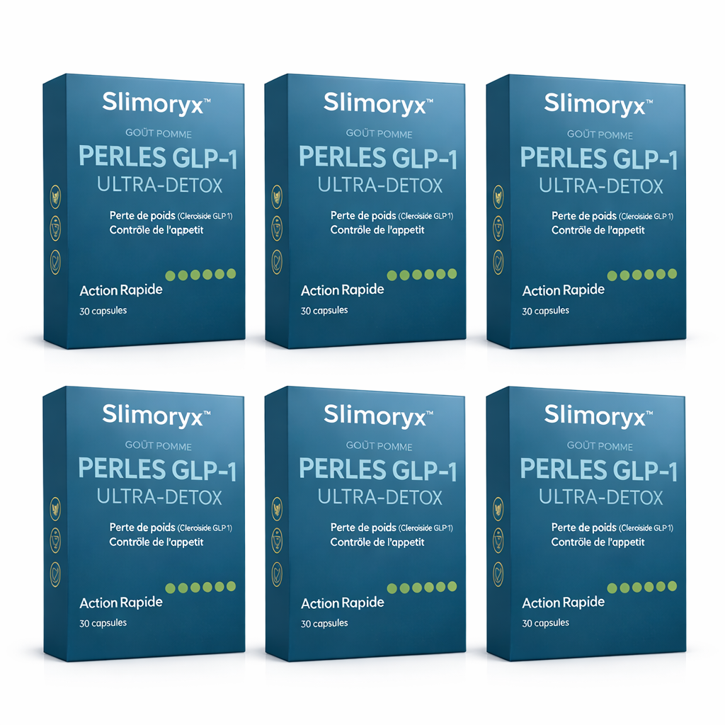 Slimoryx™ Perles Détox GLP-1 Ultra-Actives | Perdez jusqu’à 7 kg de graisse en 2 minutes par jour !