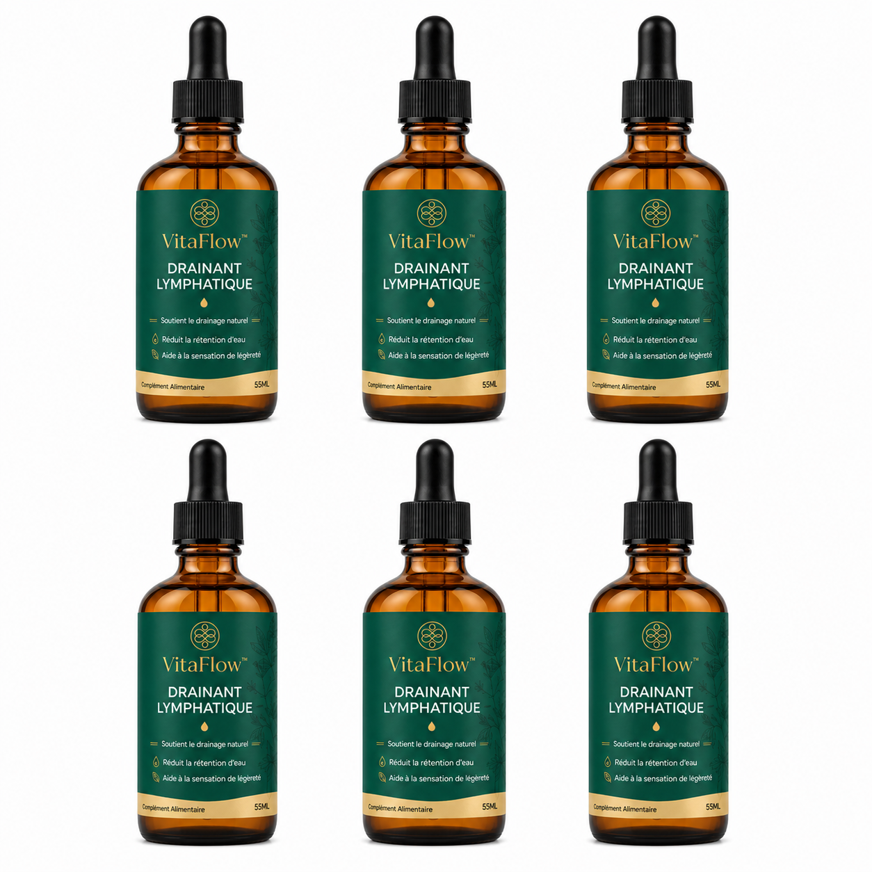 VitaFlow™ Gouttes de Drainage | Purifiez votre corps et effacez la cellulite en moins de 48 heures !