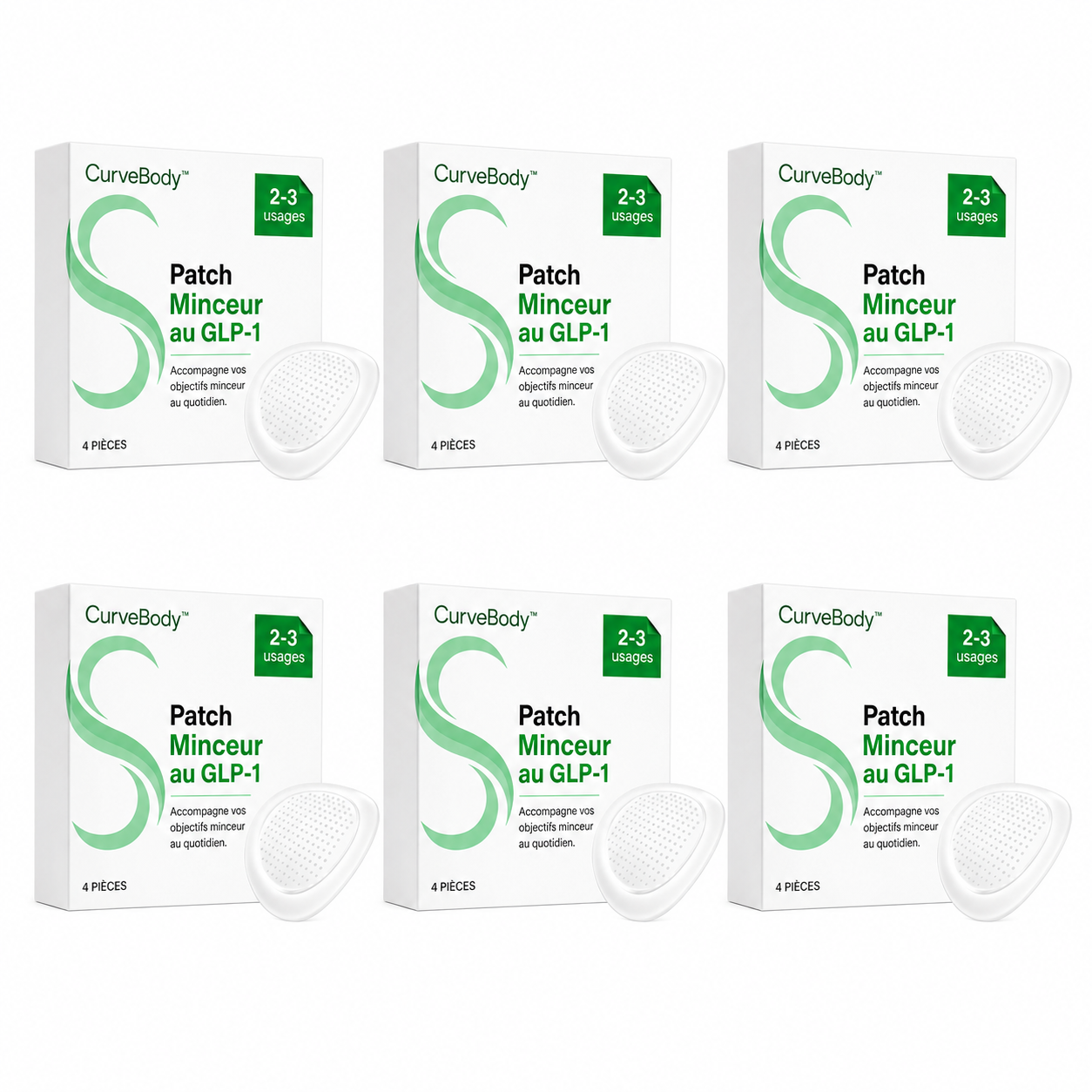 CurveBody™ Patch Minceur au GLP-1 | Perdez jusqu’à 4,3 kilos de graisse en 5 jours !