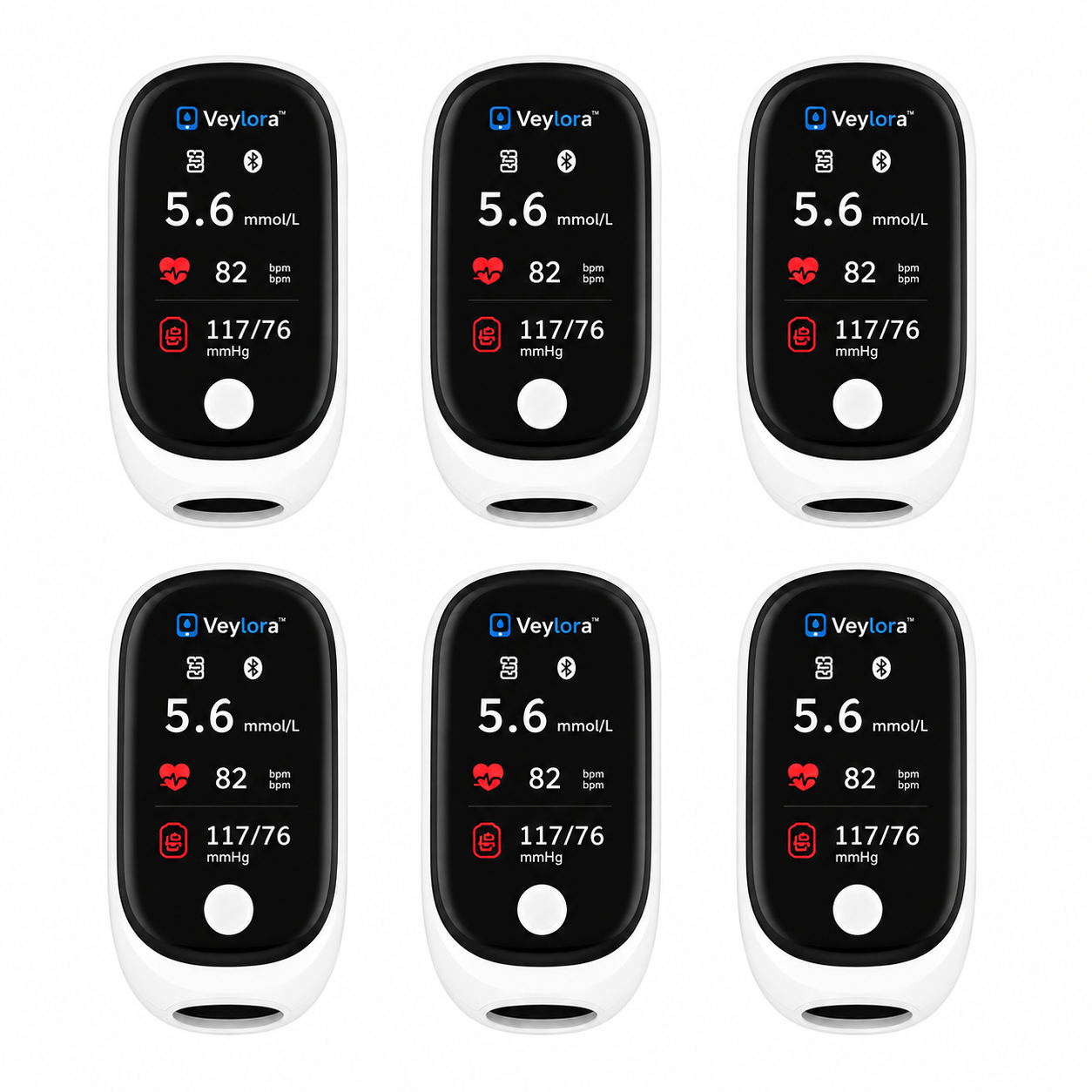 Veylora™ Capteur Glycémie Sans Piqûre | Vérifiez votre sucre en 5 secondes, sans sang ni douleur !