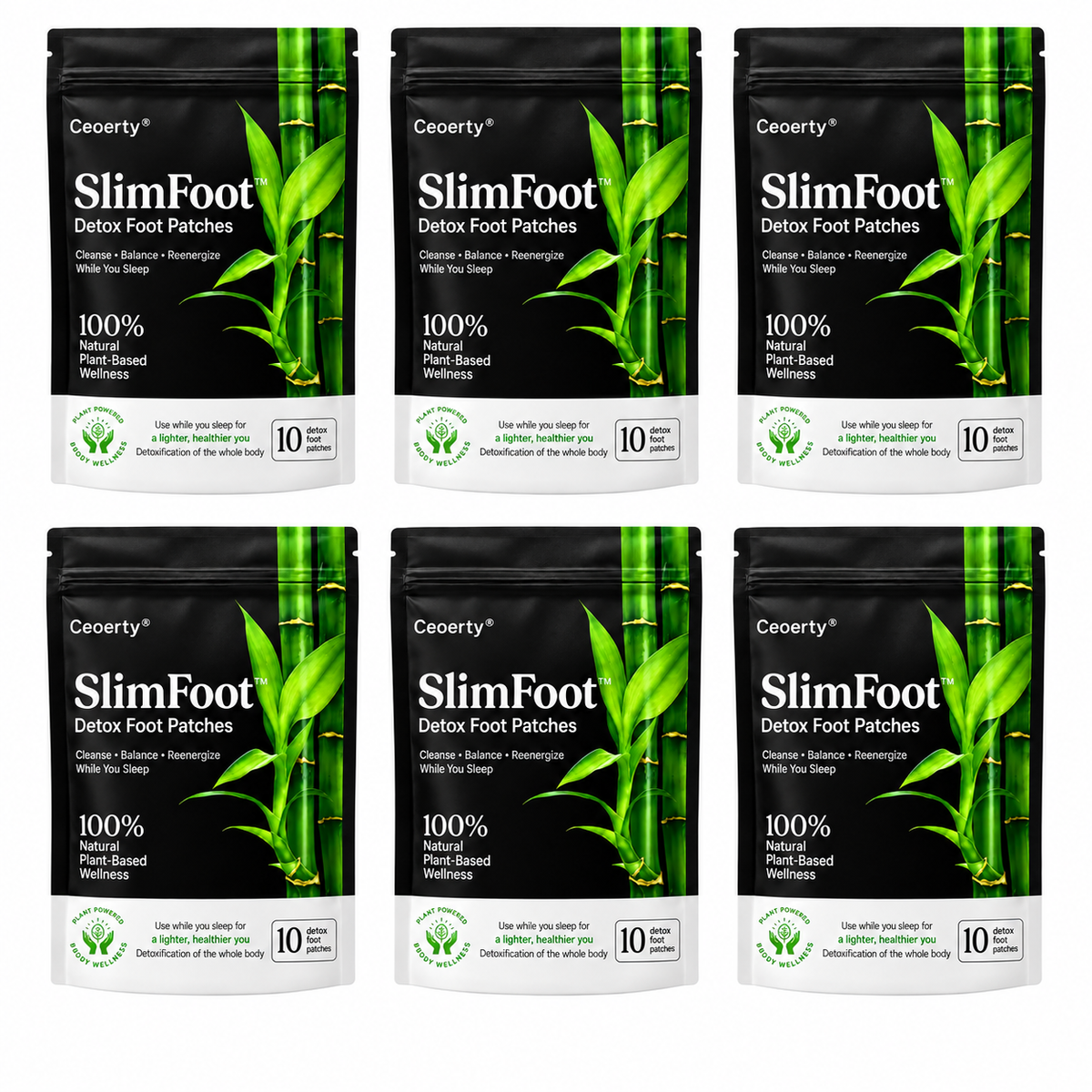 SlimFoot™ Patchs Détox pour les Pieds | Drainez les toxines pendant la nuit et retrouvez un corps plus léger au réveil !