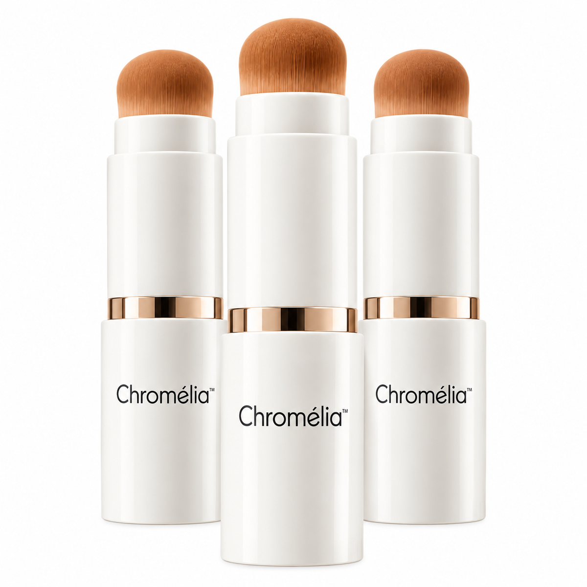 Chromélia™ Stick Fond de Teint 2‑en‑1 Adaptation Instantanée | Teint parfait sans démarcation dès l’application!