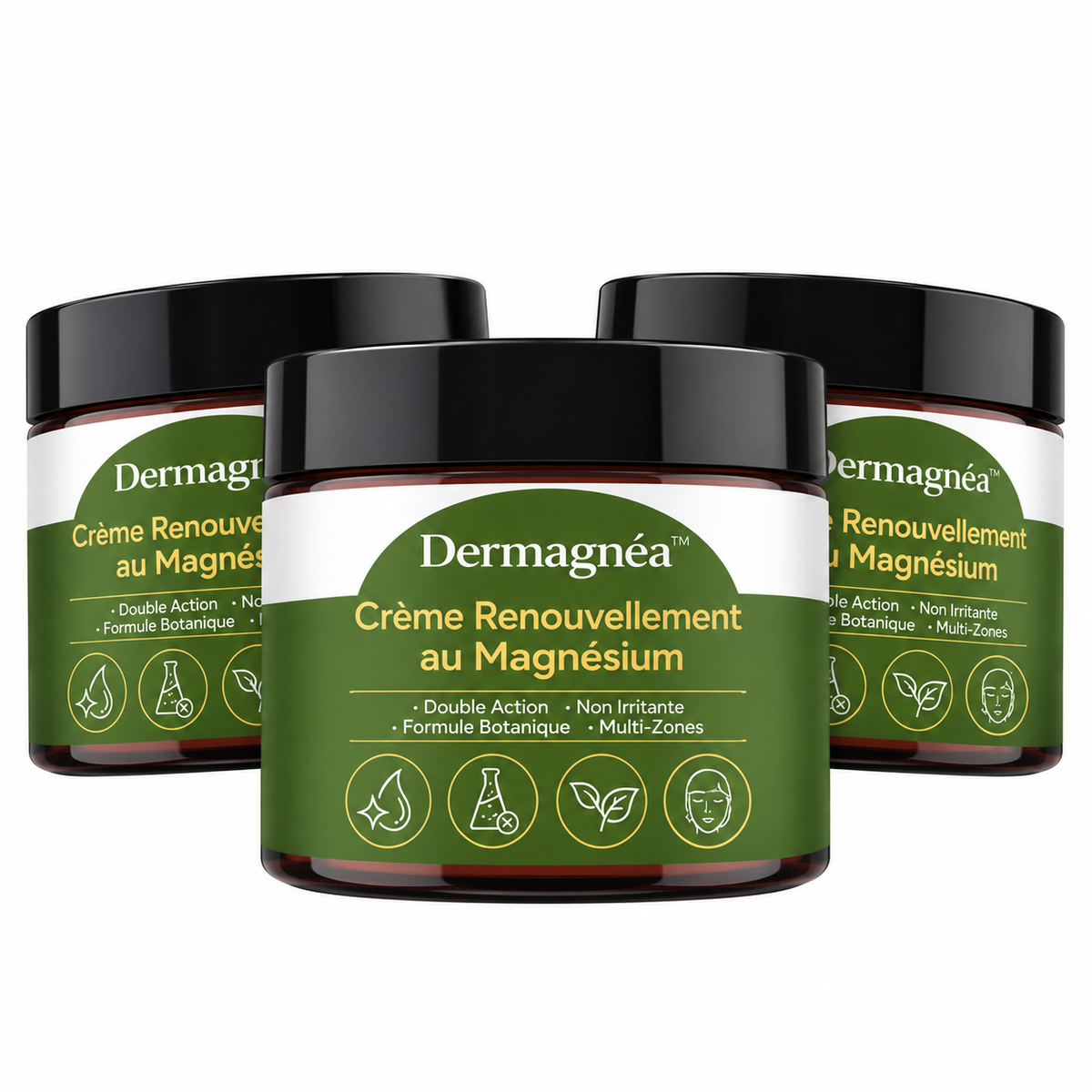 Dermagnéa™ Crème Renouvellement au Magnésium | Répare la peau, efface imperfections et apaise les plaques en 7 minutes !