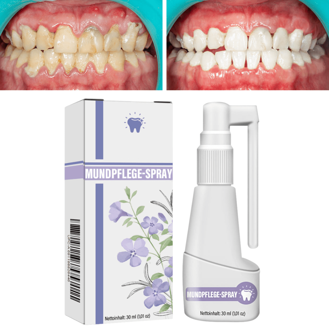 ProSmile™ Spray de soin buccal à l'huile de clou de girofle | Retrouvez un sourire éclatant en 1 minute!