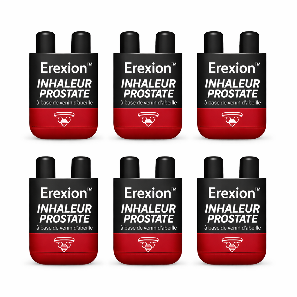 Erexion™ Inhaleur Prostate au Venin d’Abeille | Retrouvez une érection ferme et immédiate en 3 minutes !