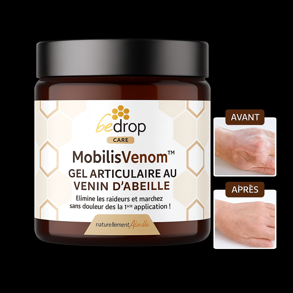 MobilisVenom™ Gel Articulaire au Venin d’Abeille | Élimine les raideurs et marchez sans douleur dès la 1ère application!