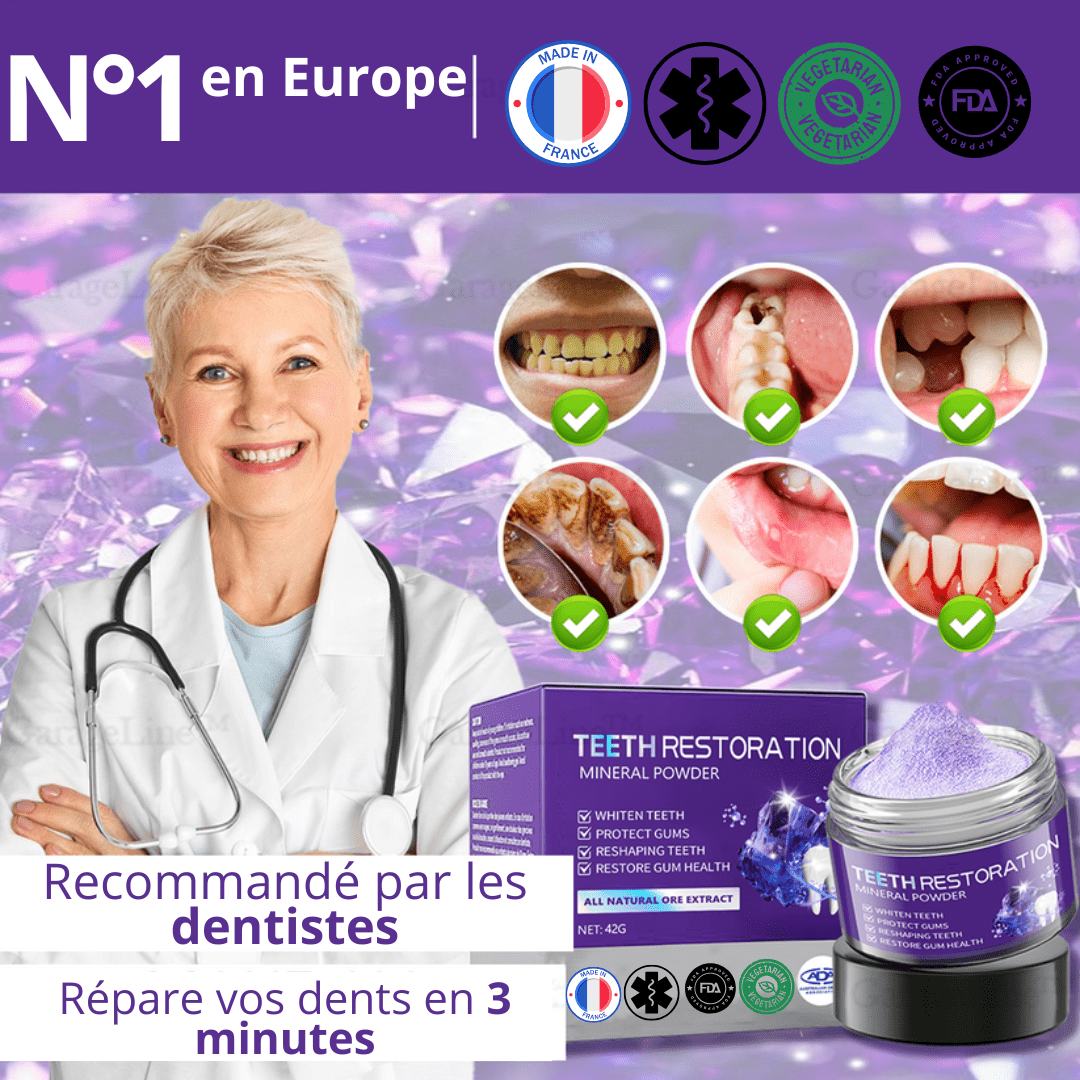 Oyikey™ Poudre Dentaire | Répare vos dents en 3 minutes!