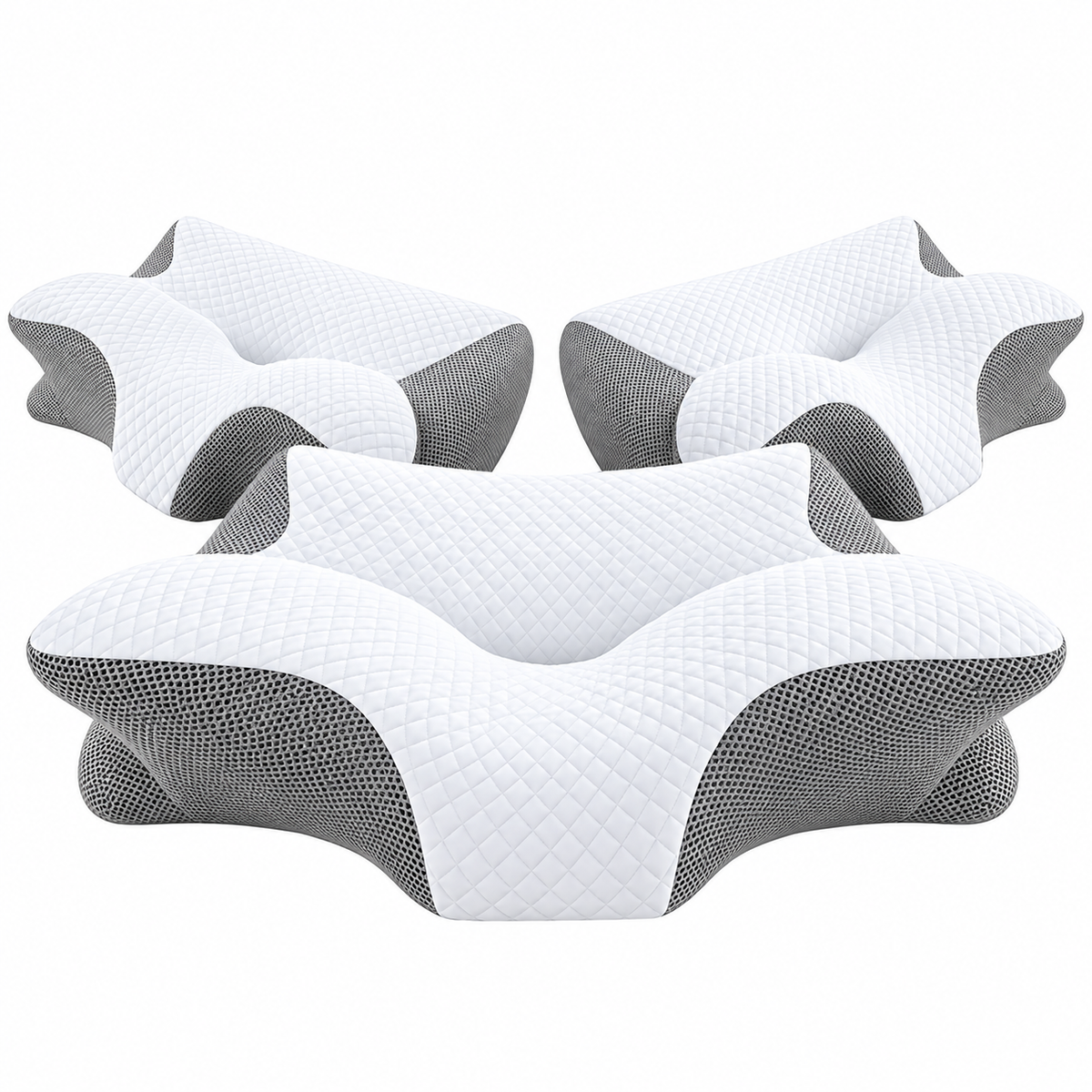 Cervévia™ Oreiller Cervical Orthopédique Révolutionnaire | Éliminez ronflements et douleurs cervicales dès la première nuit !