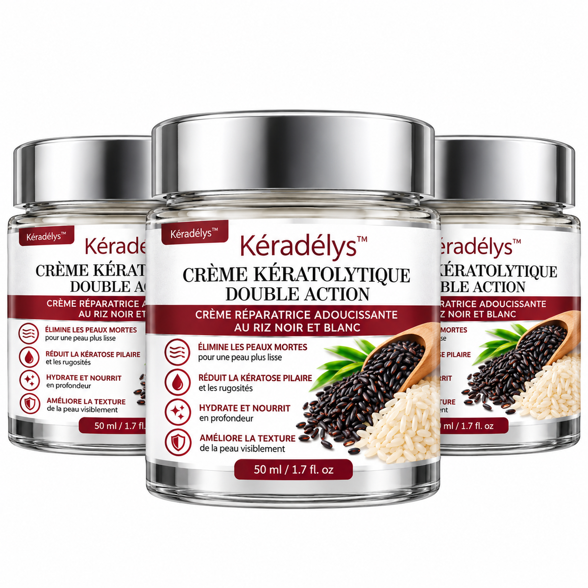 Kéradélys™ Crème Kératolytique Double Action | Effacez les imperfections de la peau en 7 jours !