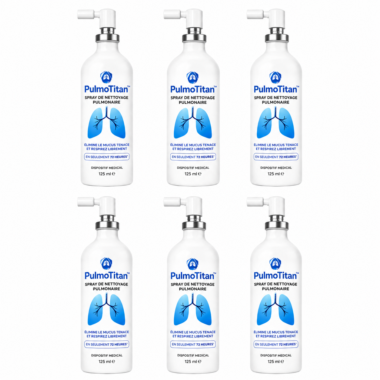 PulmoTitan™ Spray de Nettoyage Pulmonaire | Éliminez le mucus tenace et respirez librement en seulement 72 heures !