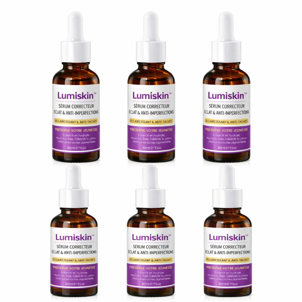 Lumiskin™ Sérum Correcteur Éclat & Anti-Imperfections | Retrouver une peau nette, lumineuse et visiblement plus jeune en 3 minutes !