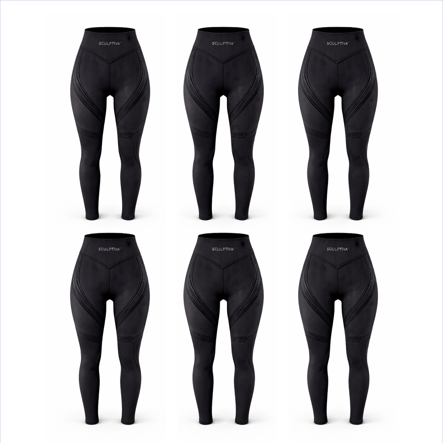 Sculptiva™ Legging 3D Gainant Sculptant | Lisse la cellulite et sculpte vos courbes instantanément !