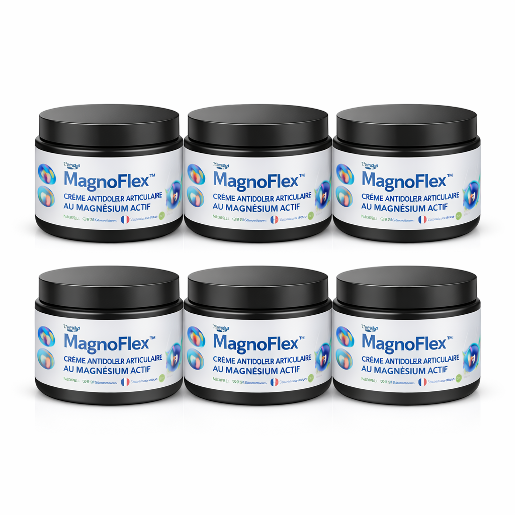MagnoFlex™ Crème Antidouleur Articulaire au Magnésium Actif | Éliminez vos douleurs et retrouvez une mobilité totale en 5 minutes chrono !