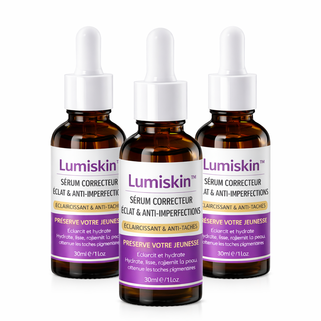 Lumiskin™ Sérum Correcteur Éclat & Anti-Imperfections | Retrouver une peau nette, lumineuse et visiblement plus jeune en 3 minutes !