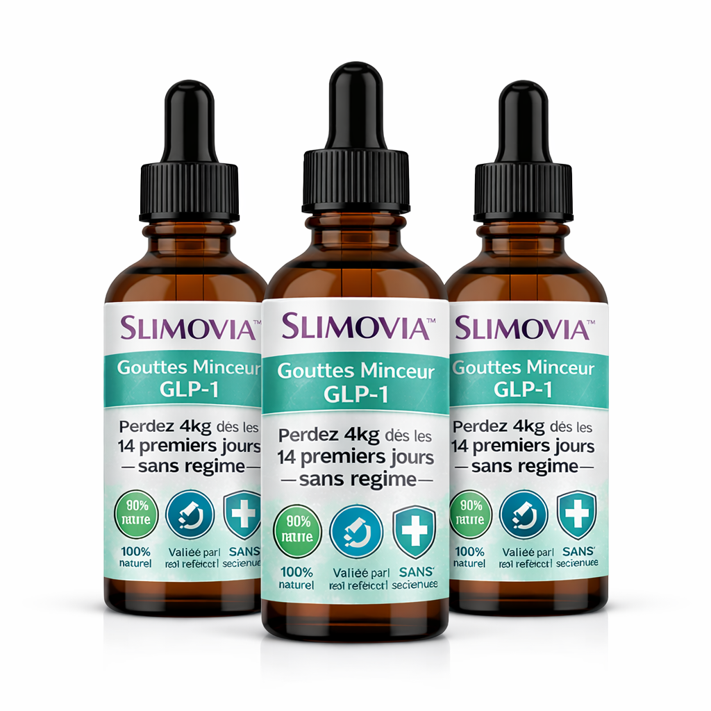 Slimovia™ Gouttes Minceur GLP-1 | Détox, coupe-faim et aide à brûler les graisses pour une perte de poids plus rapide !