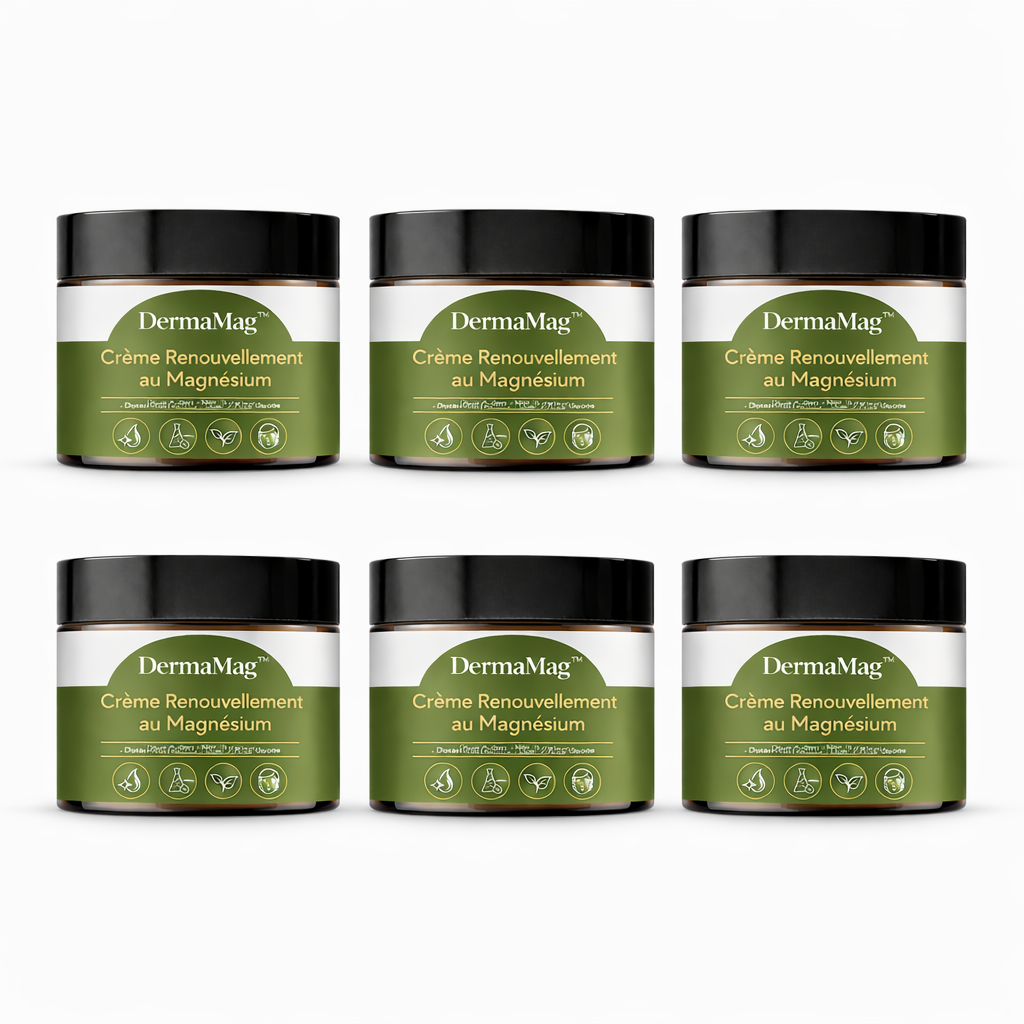 DermaMag™ Crème Renouvellement au Magnésium | Répare la peau, efface imperfections et apaise les plaques en 7 minutes !