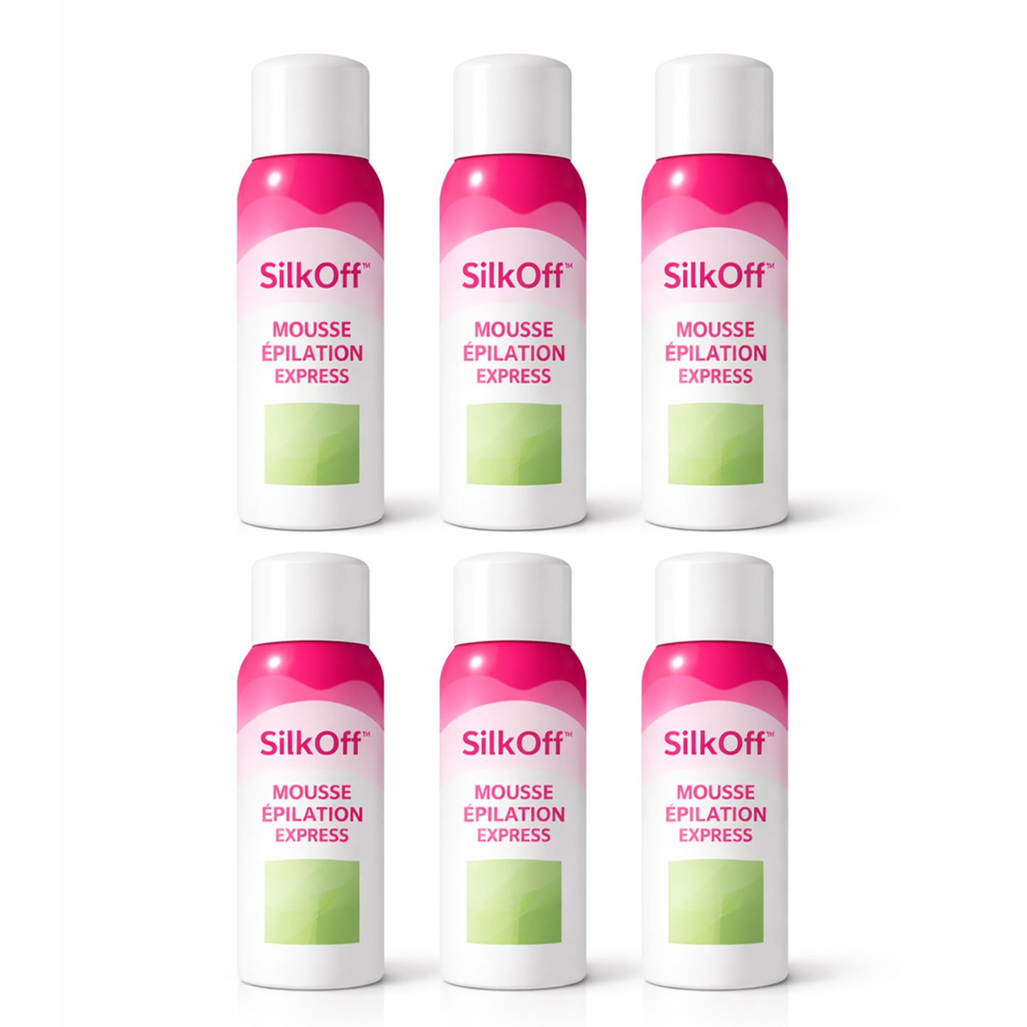 SilkOff™ Mousse Épilation Express | Éliminez vos poils en 3 minutes pour une peau lisse pendant 21 jours !
