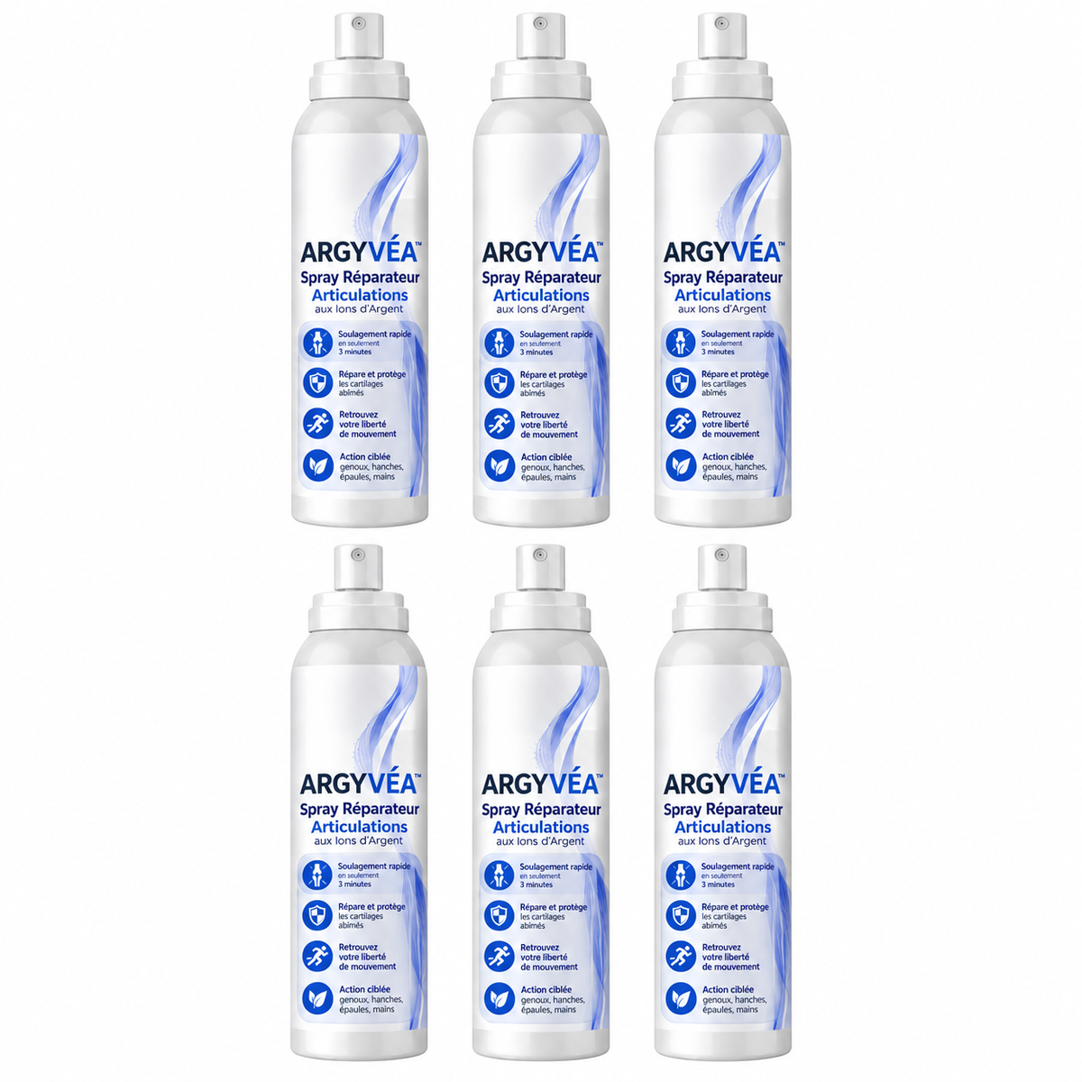 Argyvéa™ Spray Réparateur Articulations aux Ions d’Argent | Réparez les articulations et stoppez la douleur en 3 minutes !