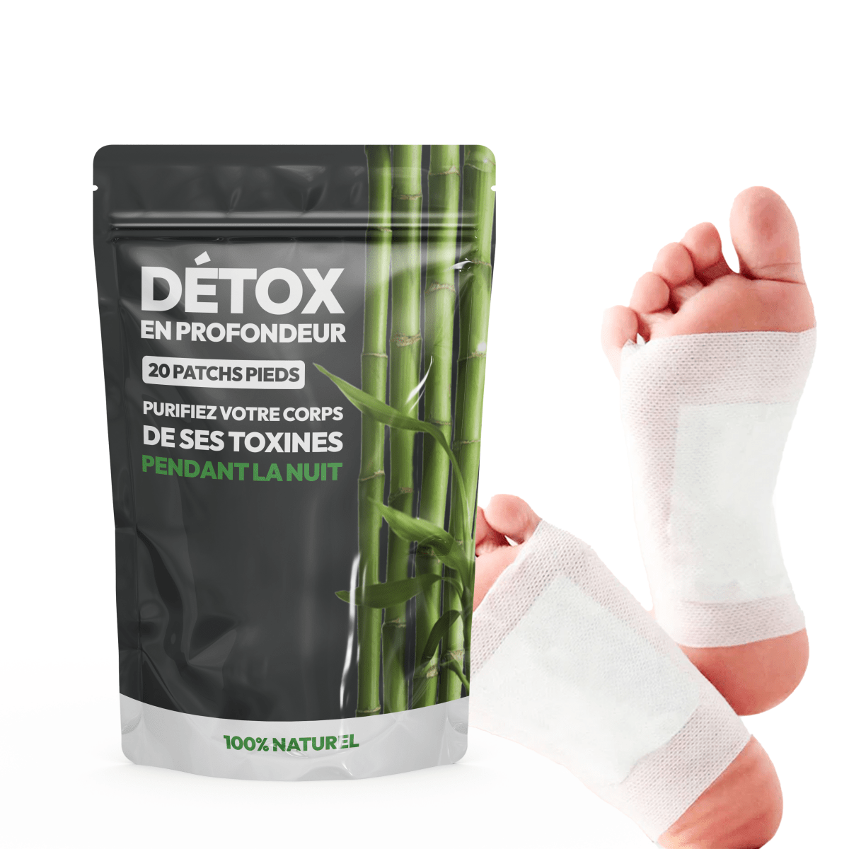 Detoxify™ Patchs Détox | Détoxifie votre corps en 10 minutes!