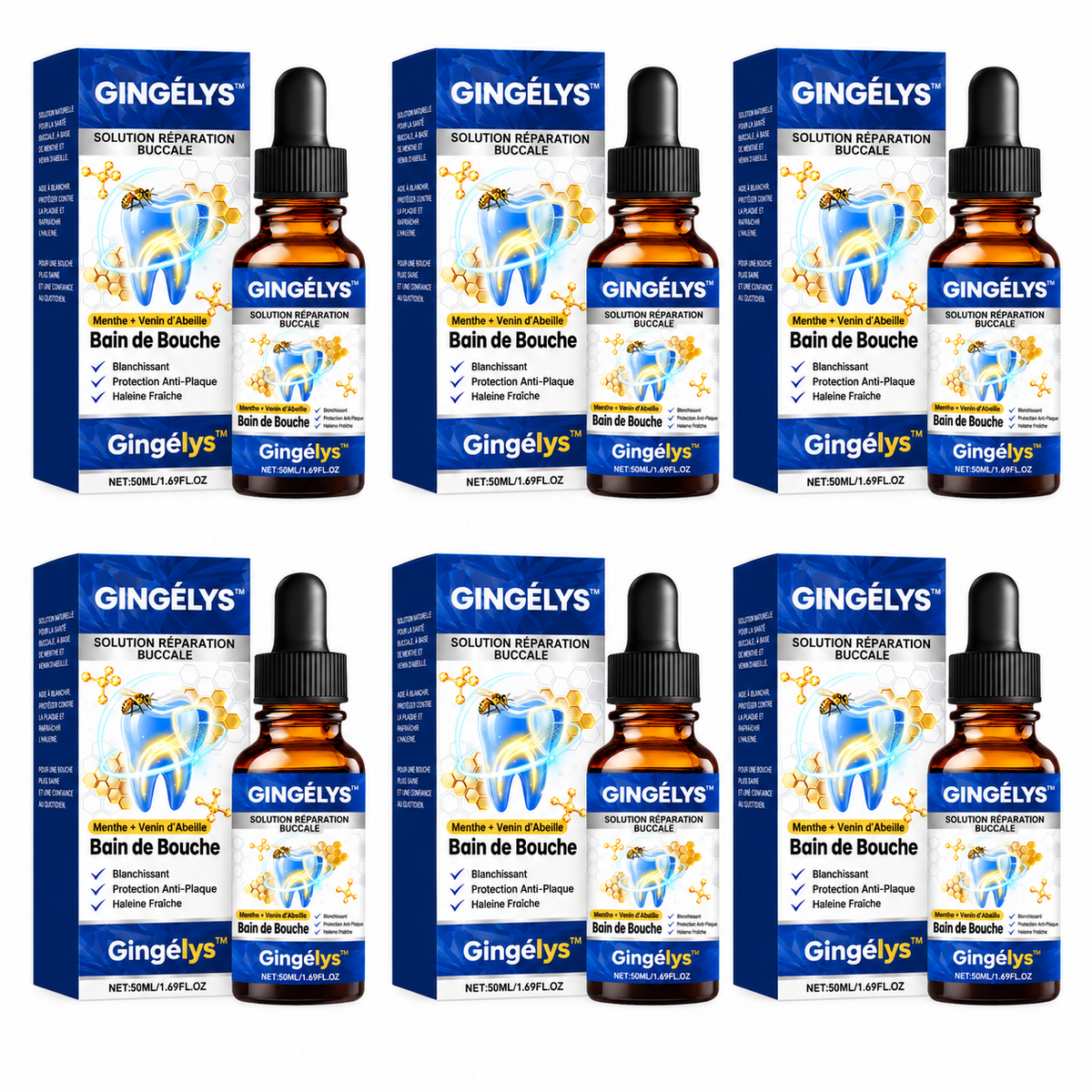Gingélys™ Solution Réparation Buccale | Stoppez le déchaussement et renforcez vos gencives en quelques jours !