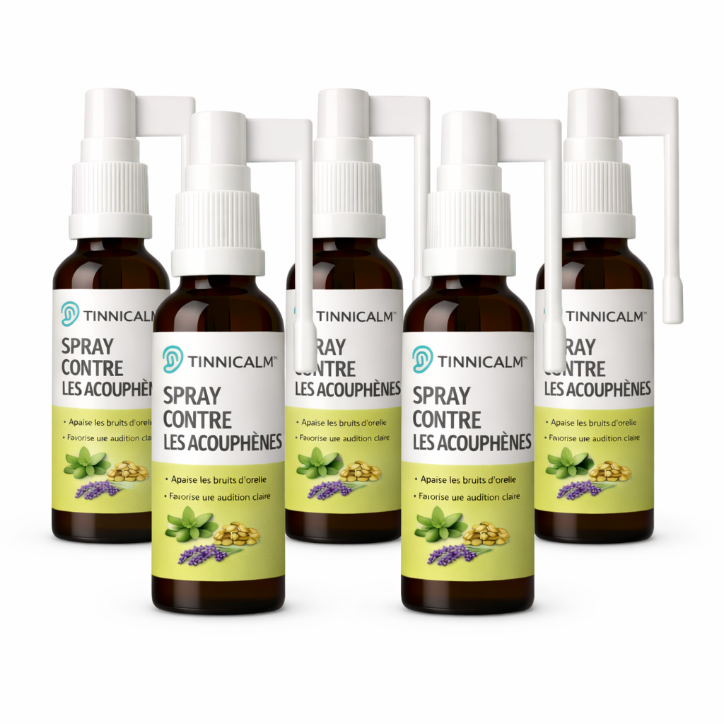 TinniCalm™ Spray contre les acouphènes | Un soulagement perceptible en seulement 7 jours !
