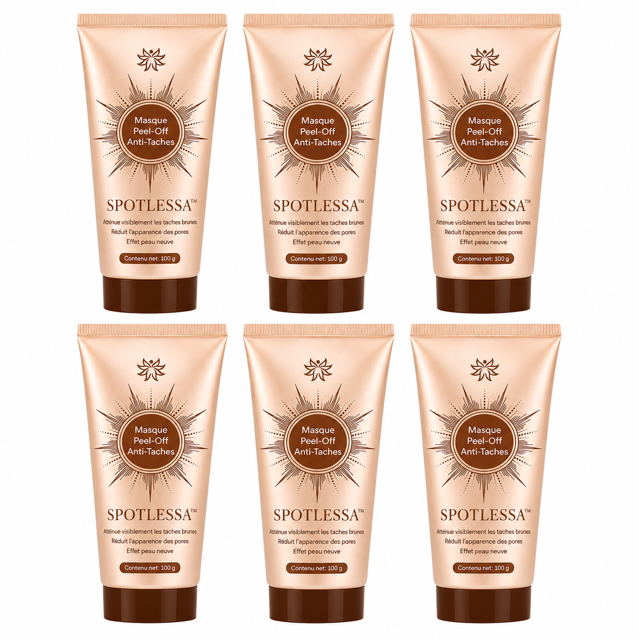 Spotlessa™ Masque Peel-Off Anti-Taches | Éliminez les taches brunes, resserrez vos pores et retrouvez un teint parfait dès 7 jours !