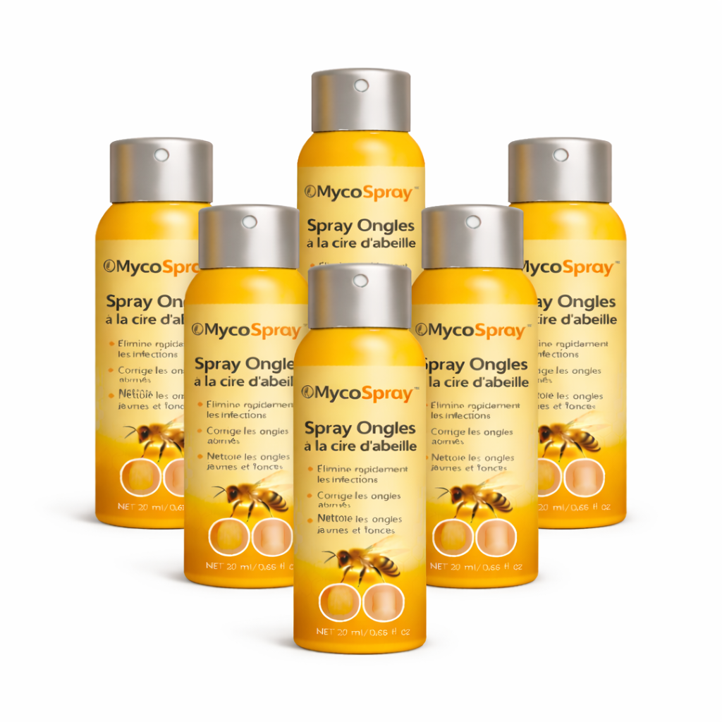 MycoSpray™ Spray Ongles à la Cire d’Abeille | Détruisez la mycose et retrouvez des ongles sains en 7 jours !