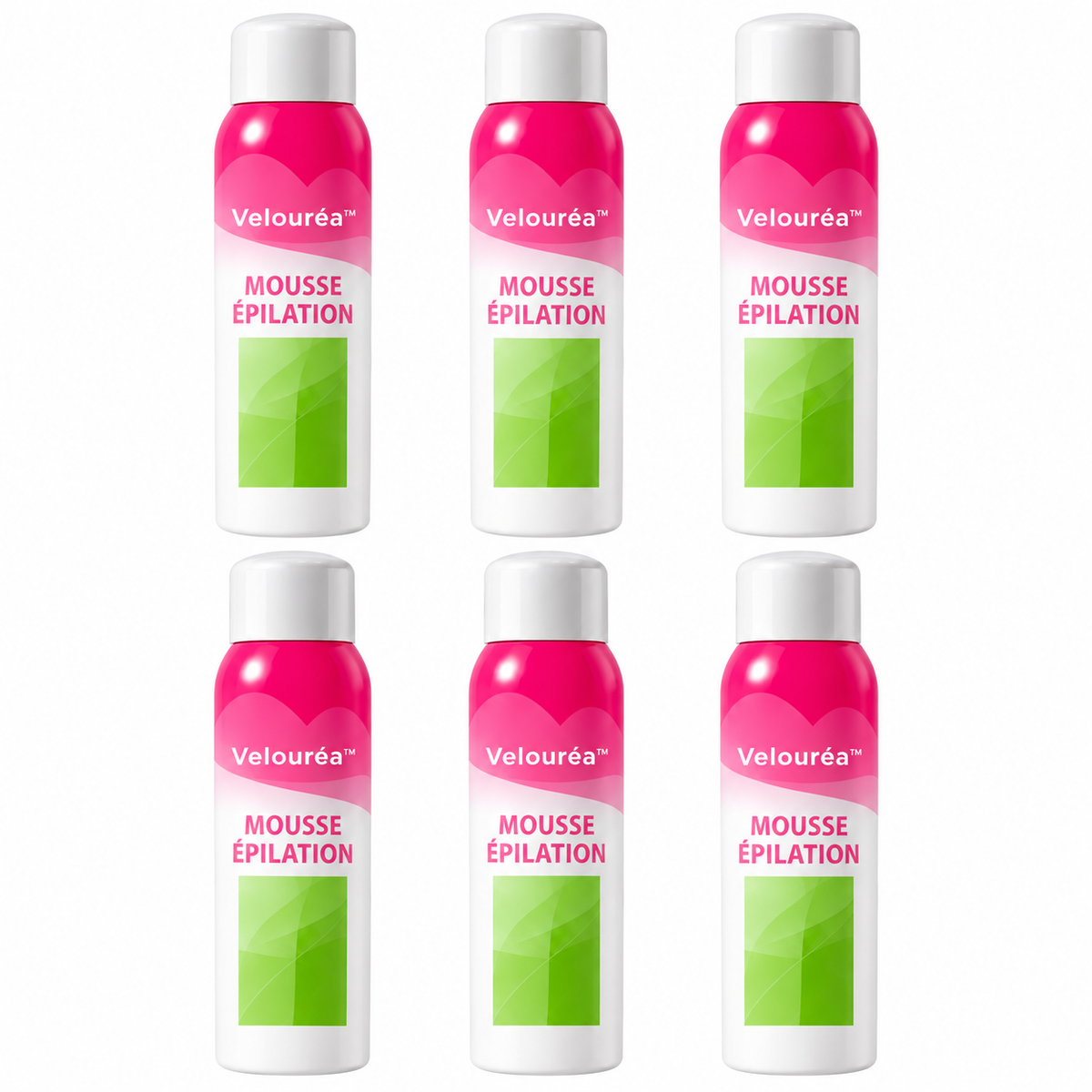 Velouréa™ Mousse Épilation | Éliminez 100 % des poils en 3 minutes, sans douleur ni repousse pendant 21 jours!
