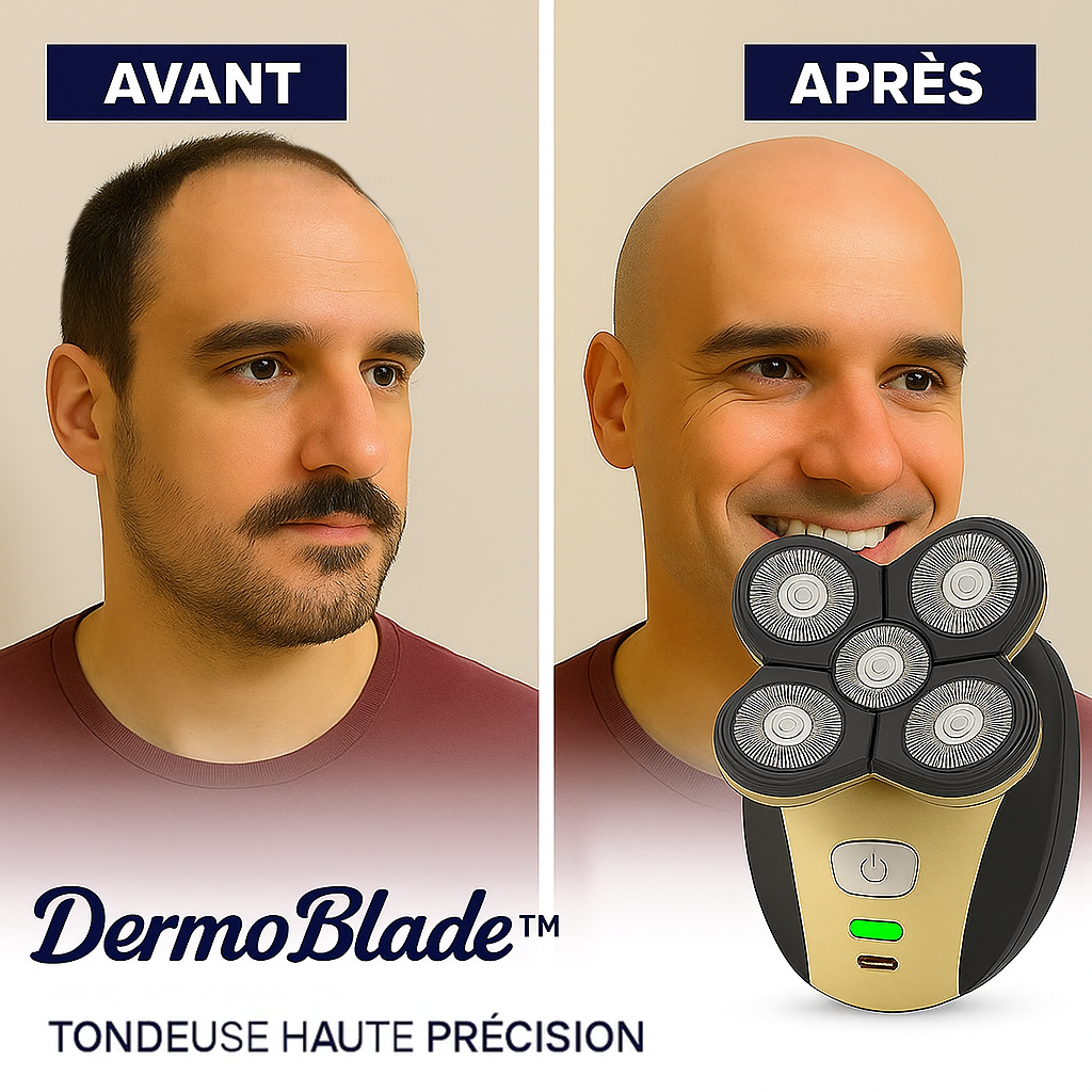 DermoBlade™ Tondeuse Haute Précision | Élimine tous les poils en 90 secondes – sans douleur, sans irritation!