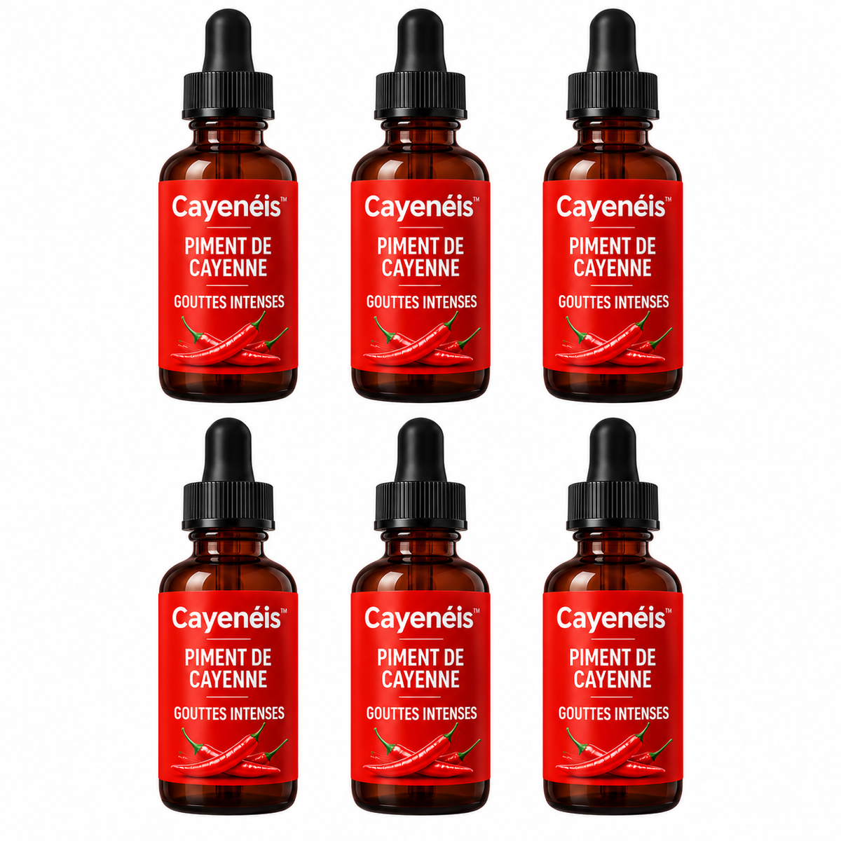 Cayenéis™ Gouttes Intenses au Piment de Cayenne | Retrouvez une érection en 3 minutes chrono !