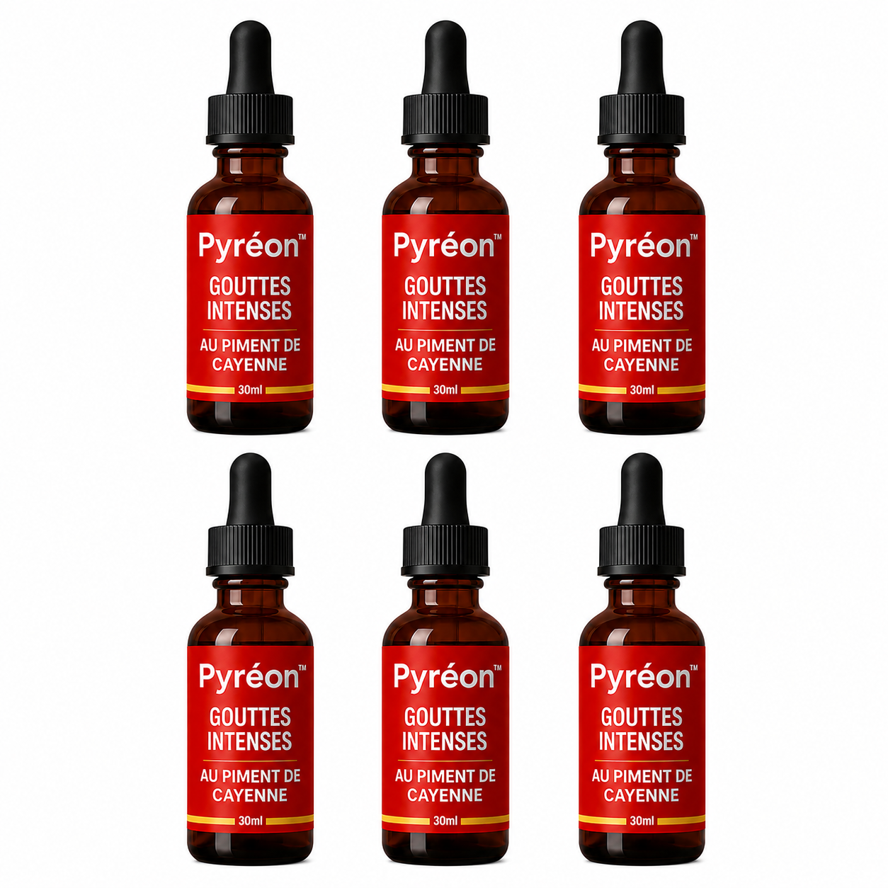 Pyréon™ Gouttes Intenses au Piment de Cayenne | Retrouvez une érection en 3 minutes chrono !