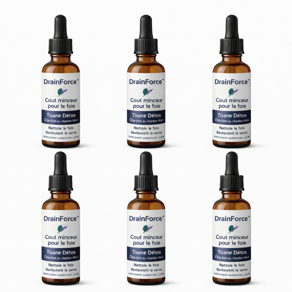 DrainForce™ Gouttes Détox Lymphatique | Éliminez jusqu’à 93% des gonflements en 7 jours et retrouvez un corps léger et affiné !