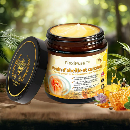 OFFRE PACK 2 PCS -50% : FlexiPure™ Crème Apaisante au Venin d'Abeille | Soulage les articulations en 10 minutes! (Copie)