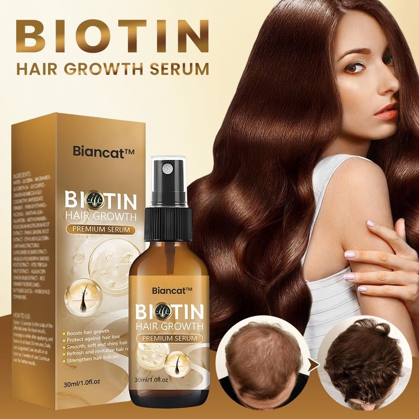 Biancat™ Spray biotine pour la croissance des cheveux | Faites repousser vos cheveux en 10 minutes!