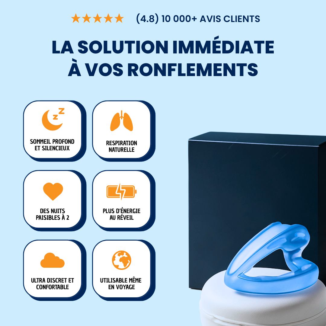 Ceoerty™ Anti-Ronflement | Stop les ronflements en un instant!