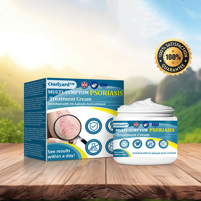Ourlyard™ Crème Traitement Avancée Multi-Symptômes pour le Psoriasis | Soulage les problèmes de peau en 5 minutes!