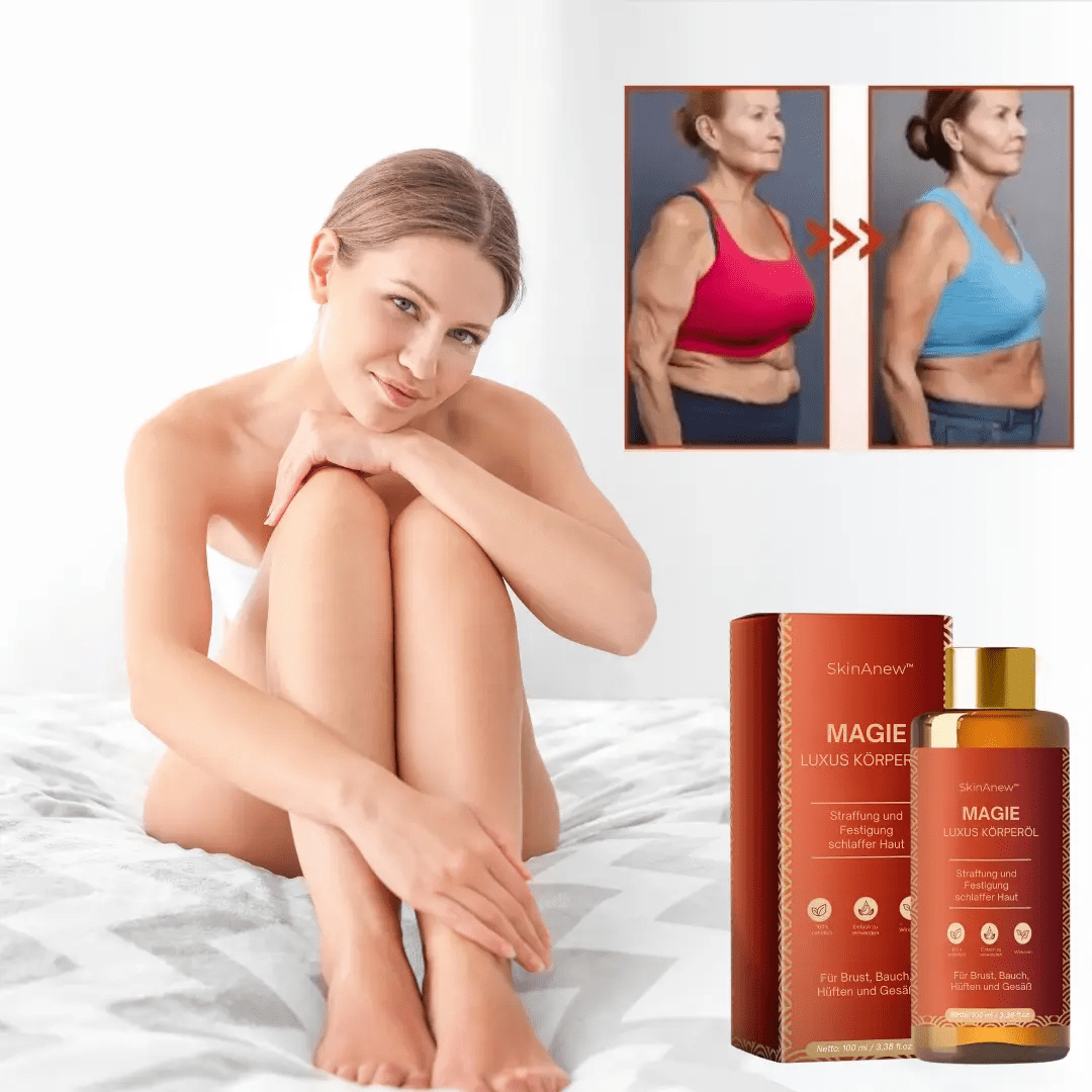 SkinAnew™ Huile corps | Raffermit la peau et réduit les rides en 24 heures!
