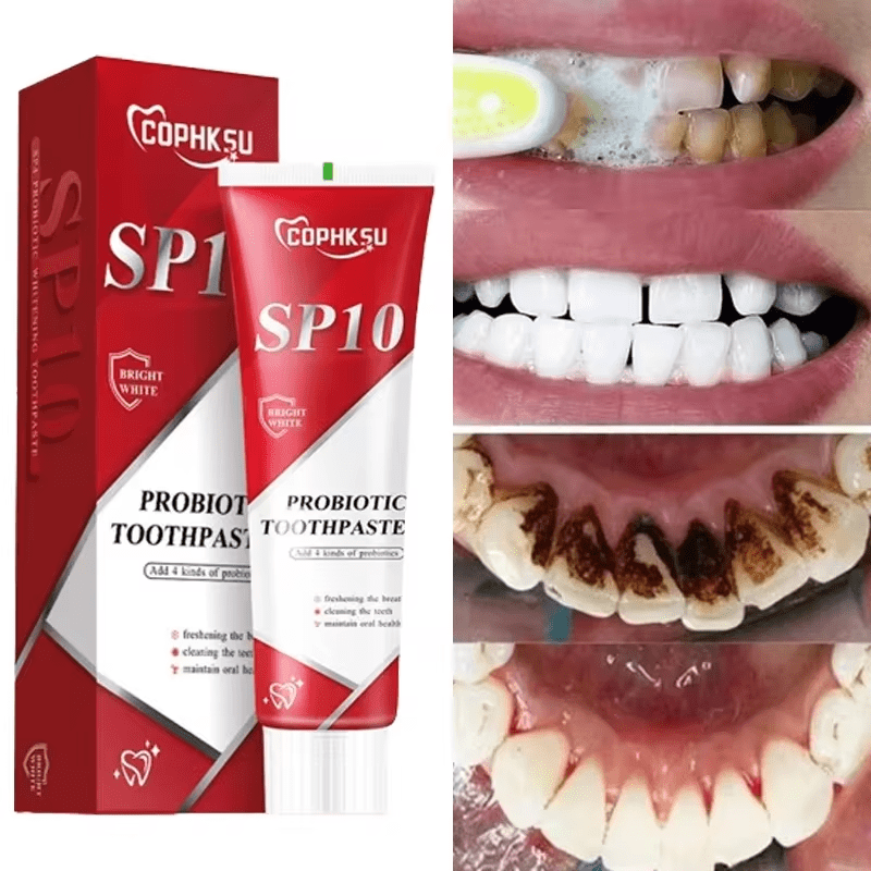 Dentifrice Probiotique | Retrouvez un sourire éclatant en 1 minute!