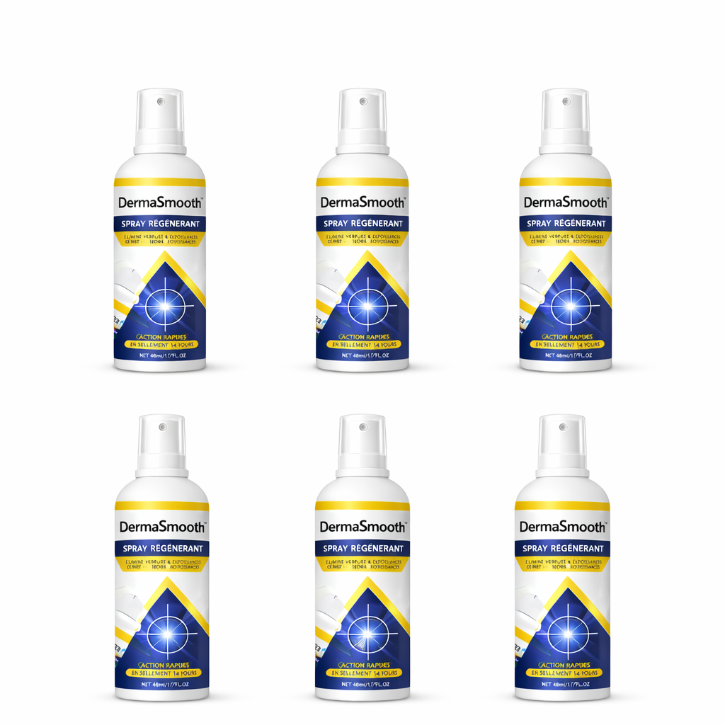 DermaSmooth™ Spray Régénérant | Éliminez boutons, bosses et peau rugueuse en 3 minutes !