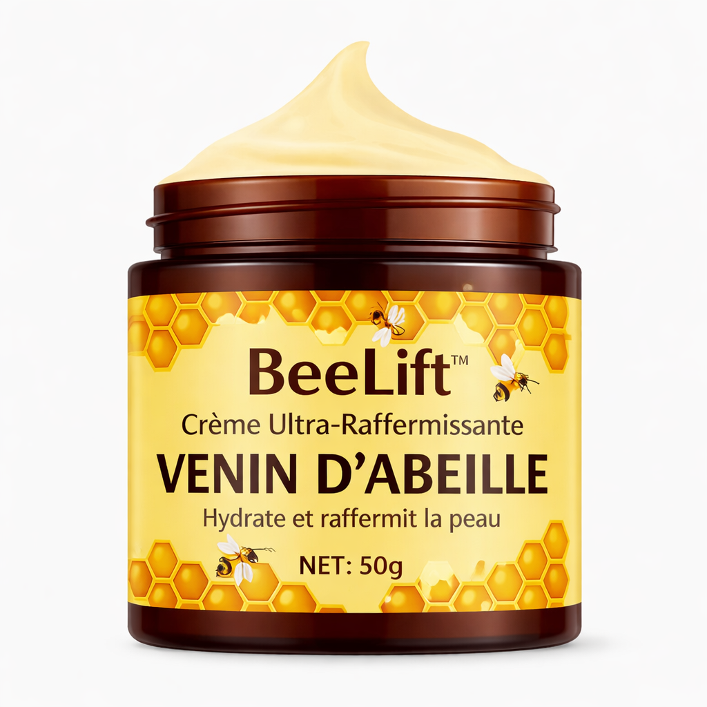 BeeLift™ Crème Ultra-Raffermissante au Venin d’Abeille | Effacez les rides en 5 minutes !