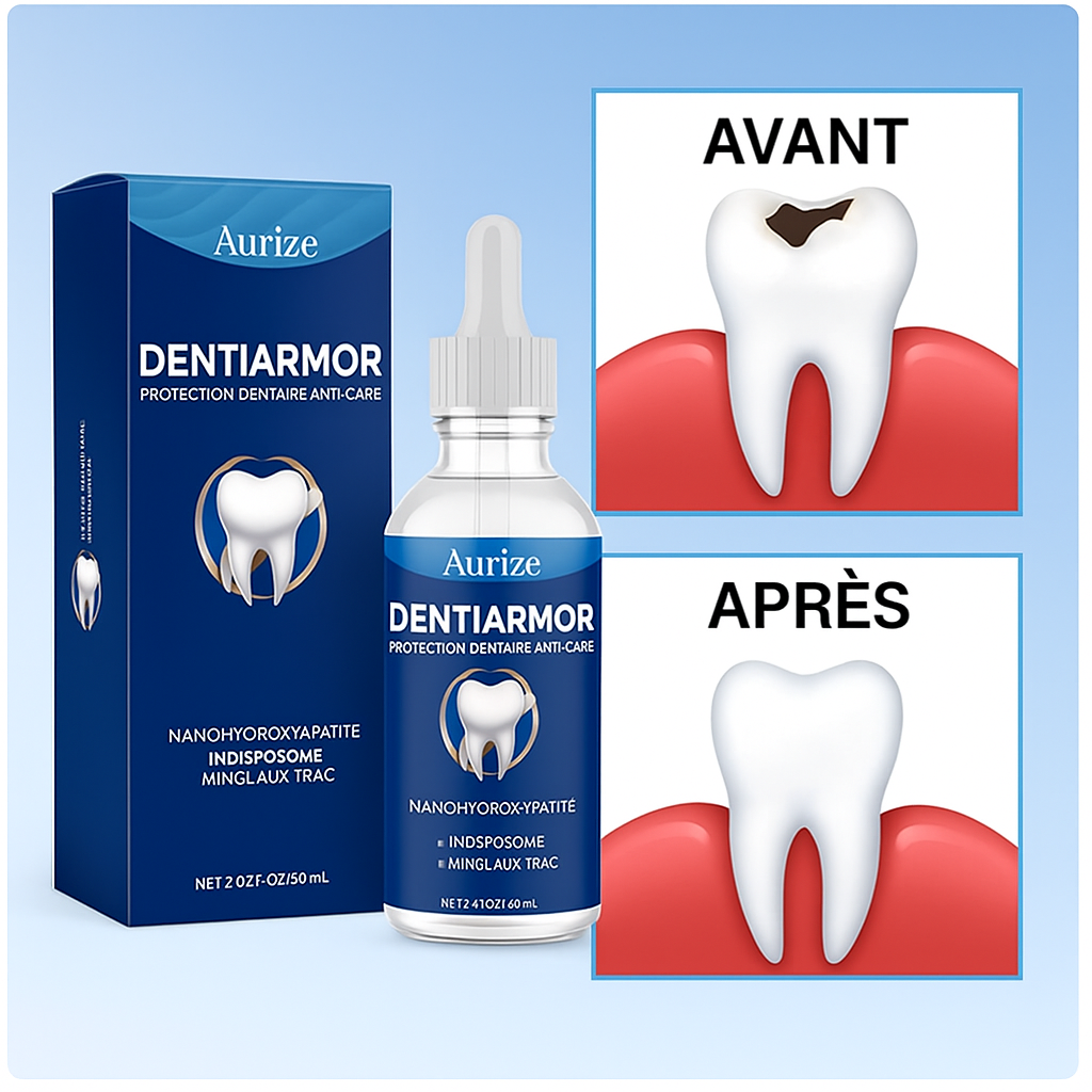 DentiArmor™ Protection Dentaire Anti-Carie | Répare l'émail et élimine les caries en 10 minutes!