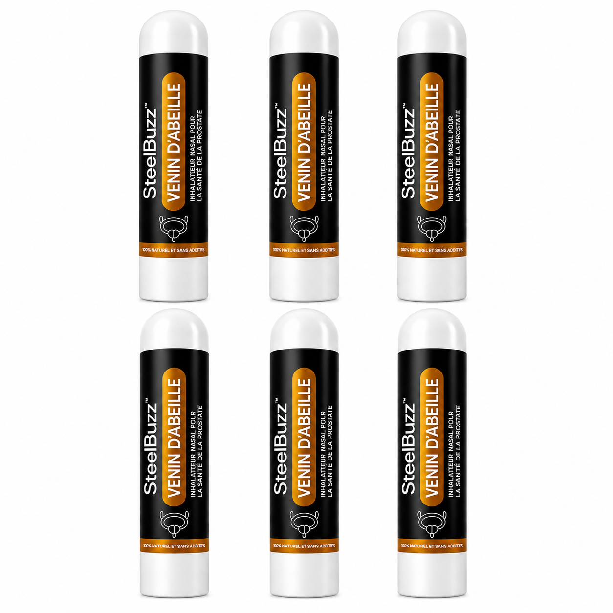 SteelBuzz™ Inhalateur au Venin d’Abeille | Obtenez une érection dure comme l’acier en quelques minutes !