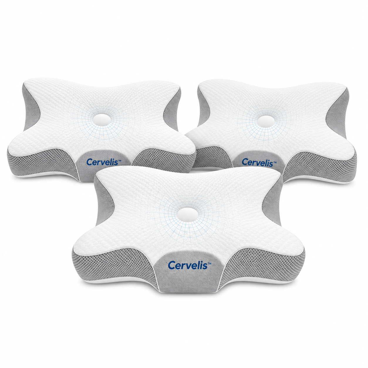 Cervelis™ Oreiller Orthopédique | Soulage vos douleurs cervicales et réduit les ronflements dès la première nuit !
